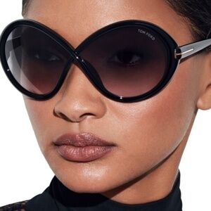 Authentic Black TOM FORD Butterfly Sunglasses